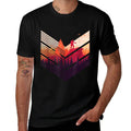 Geometric Hiking Graphic Colorful Nature Woods Landscape  Fade-proof Color T-Shirt