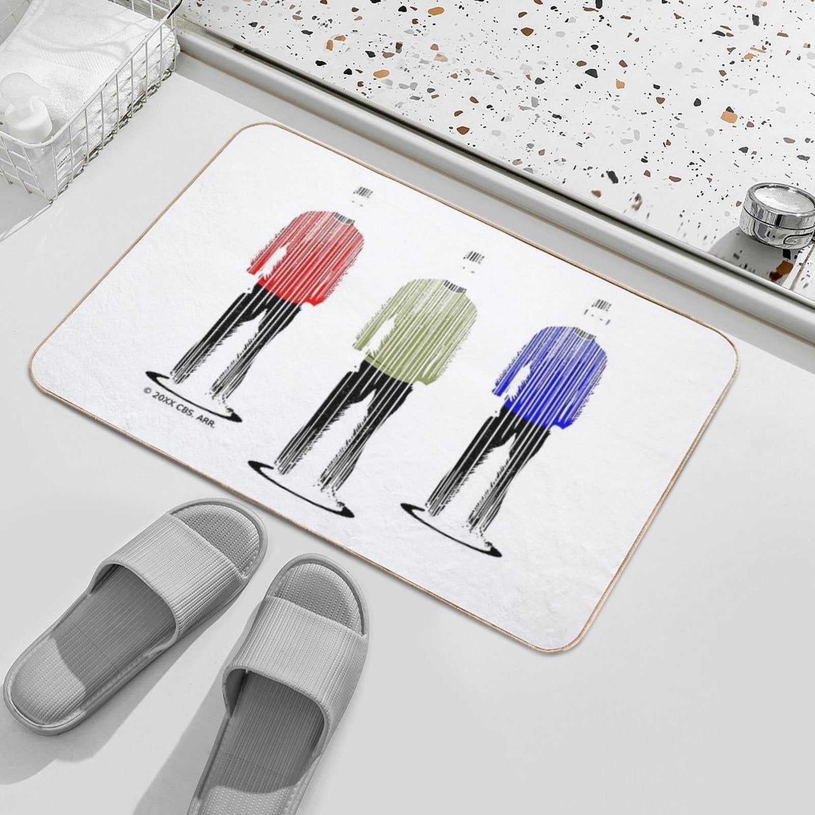 Star Trek  Anti-Trip Bath Mat