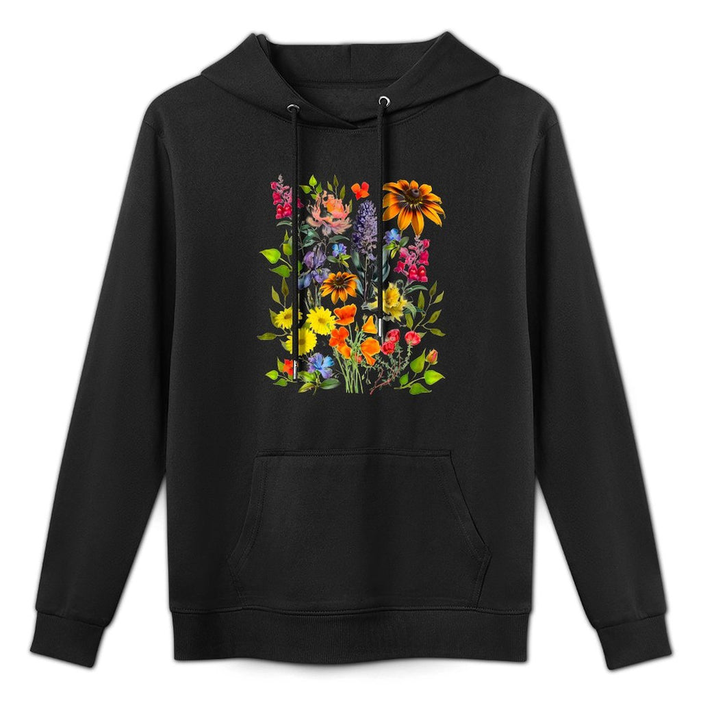 Wildflower Flower Aesthetic Cute Botanical Floral Botanical Unisex Design Hoodie