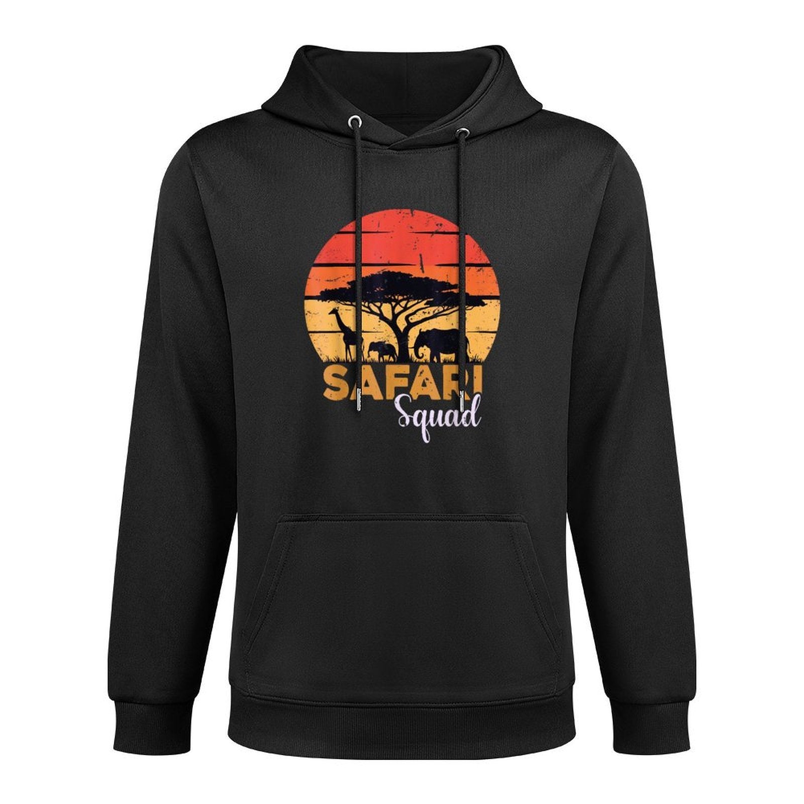 Safari Squad Safari Animals Wildlife Matching Family Zoo Easy Care Hoodie