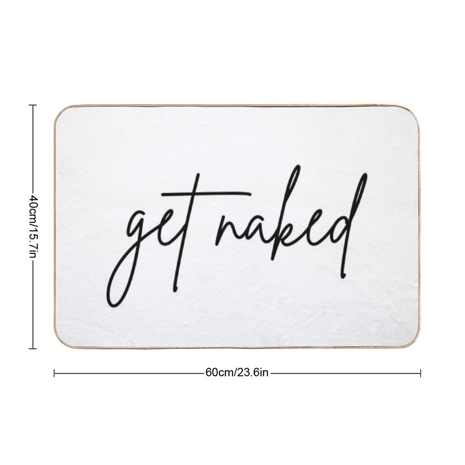 Get Naked  Odorless Bath Mat