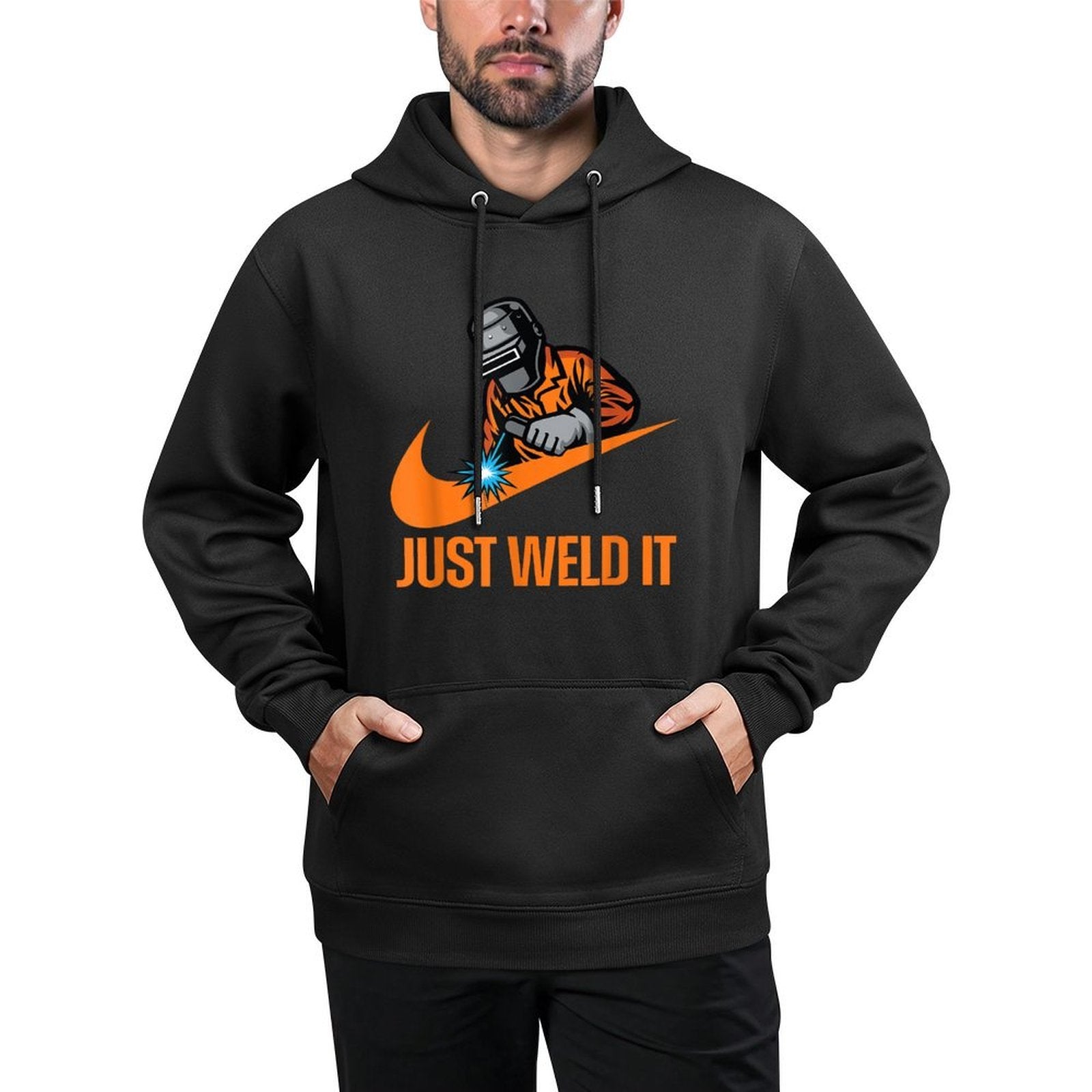 Just Weld It - Welder Lover, Welder Tradesperson Job Lover Pilling-Resistant Hoodie