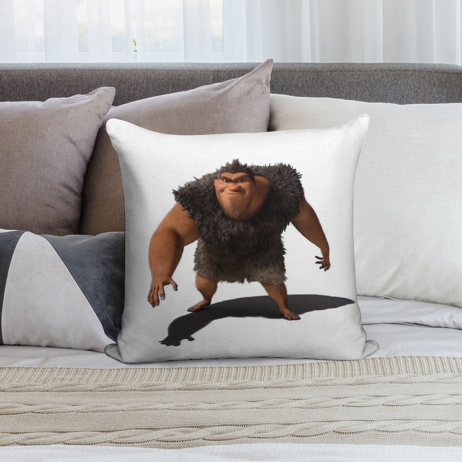 Grug Soft Easy Maintenance Throw Pillow