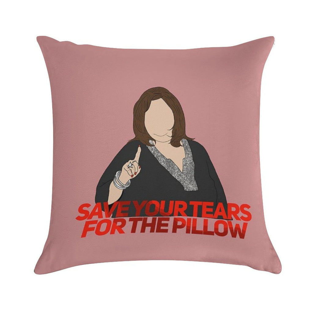 No Crybabies Soft Shrink-Resistant Throw Pillow