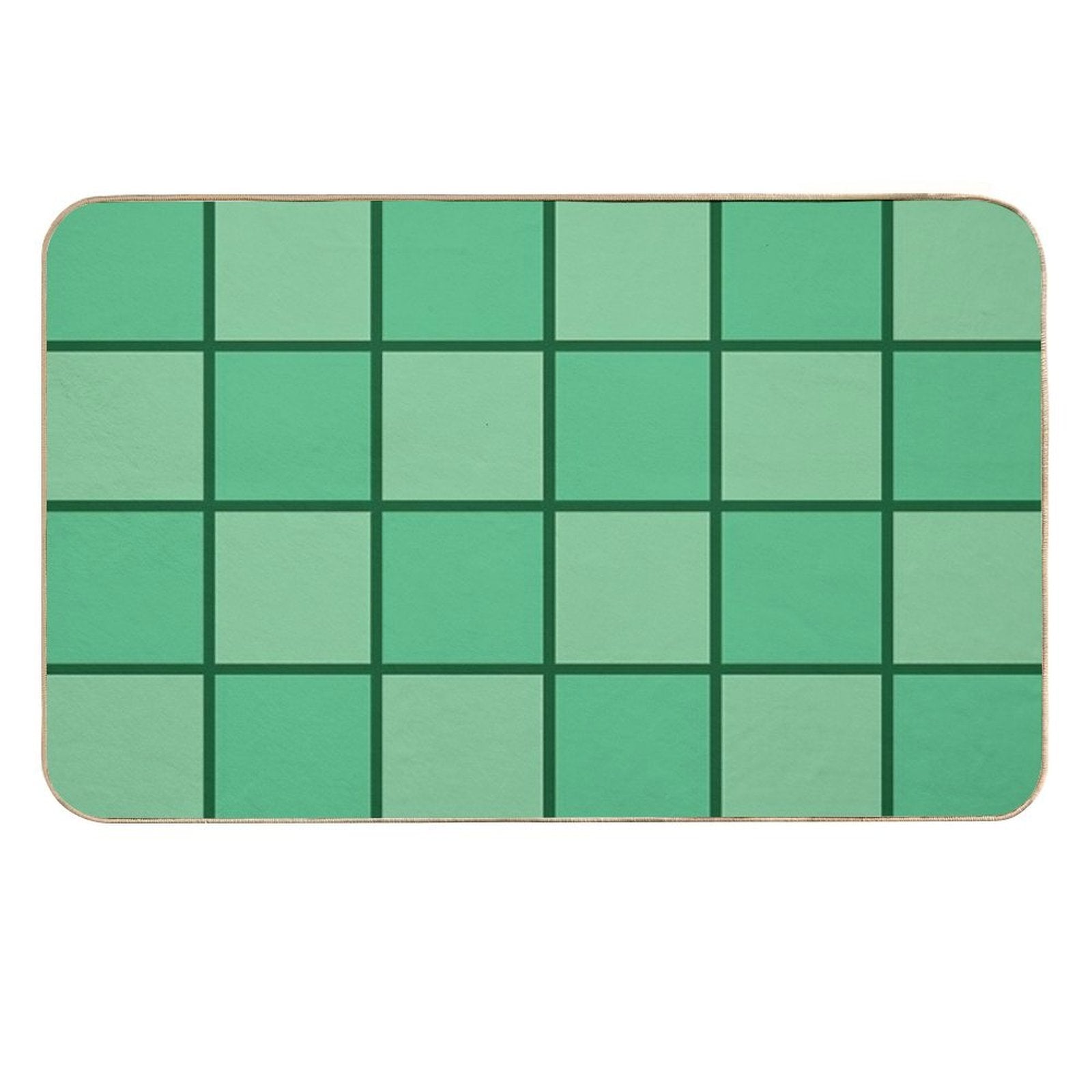 Seaside Window Art - Seaside Green Tones - Home Decor & Personal Style  High-Traffic Bath Mat