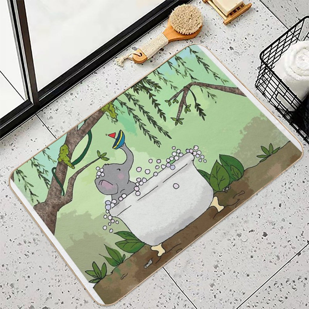 Bath Time !  Long-Lasting Bath Mat