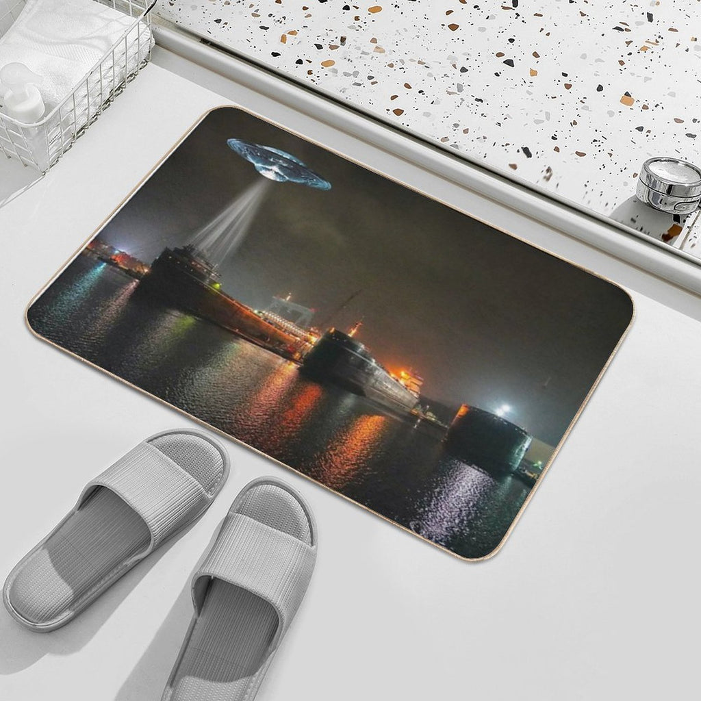 Unidentified Freight Object  Eco-Friendly Bath Mat