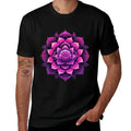 Lotus Flower Mandala Circle Pink Womens Yoga Meditation  Affordable Price T-Shirt