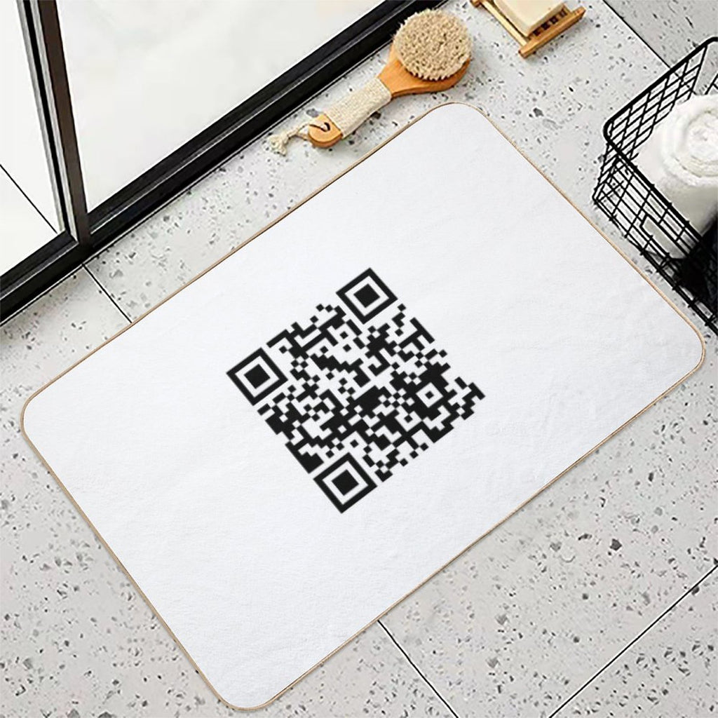 Steamed Hams QR Code  Eco-Friendly Bath Mat