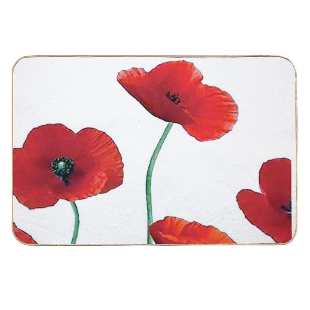 Poppies  High-Traffic Bath Mat