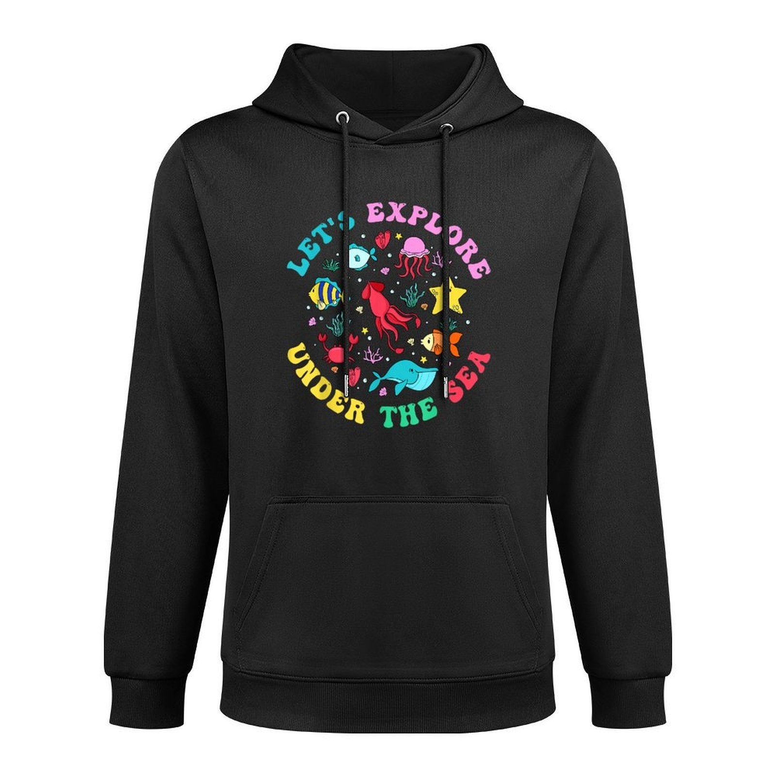 Lets Explore Under The Sea Funny Back To School Teacher All-Day Comfort Hoodie