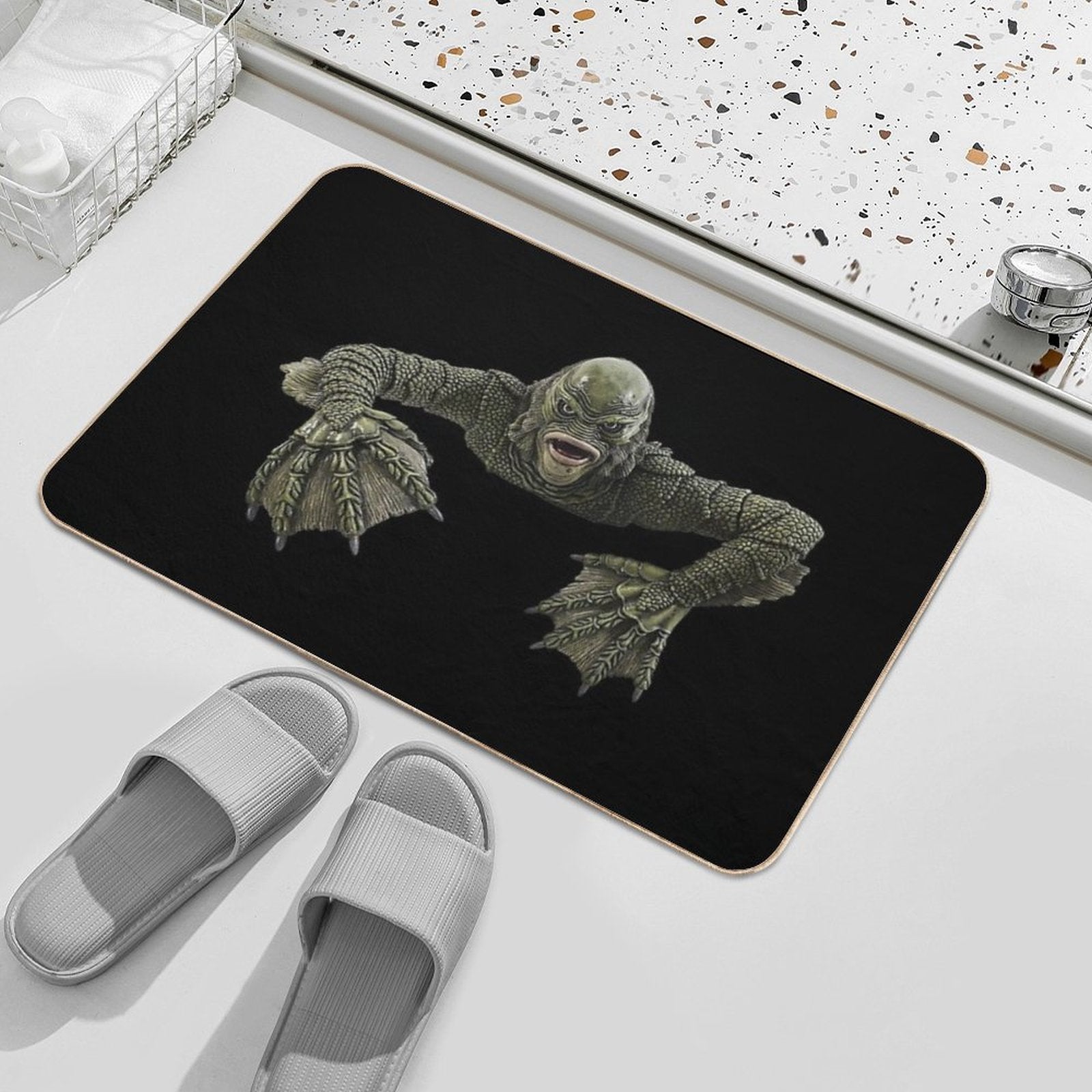 Gill Man  Slip-Resistant Bath Mat