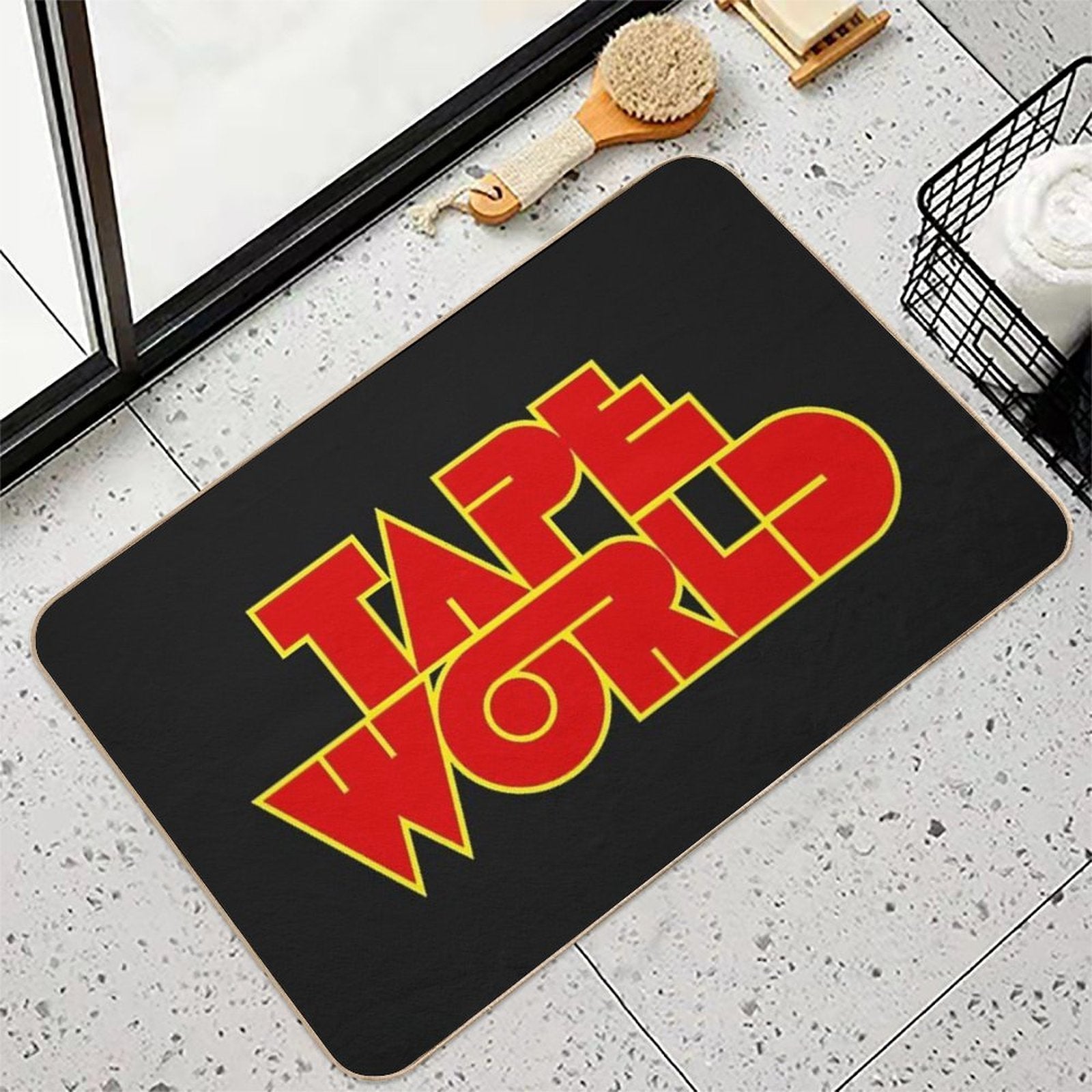 Vintage Tape World  Rapid-Drying Bath Mat
