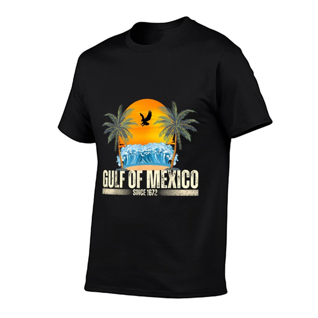 Gulf of Mexico Since 1672 Vintage Beach Gulf of Mexico Retro  Affordable Price T-Shirt
