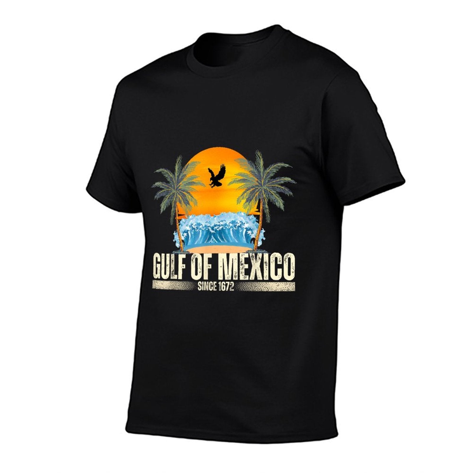 Gulf of Mexico Since 1672 Vintage Beach Gulf of Mexico Retro  Affordable Price T-Shirt