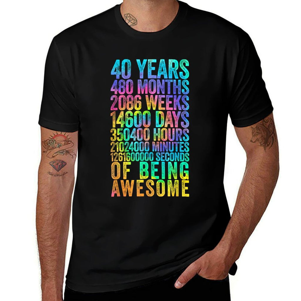 Funny 40th Birthday Old Meter Funny 40 Year Old Gifts  Versatile T-Shirt