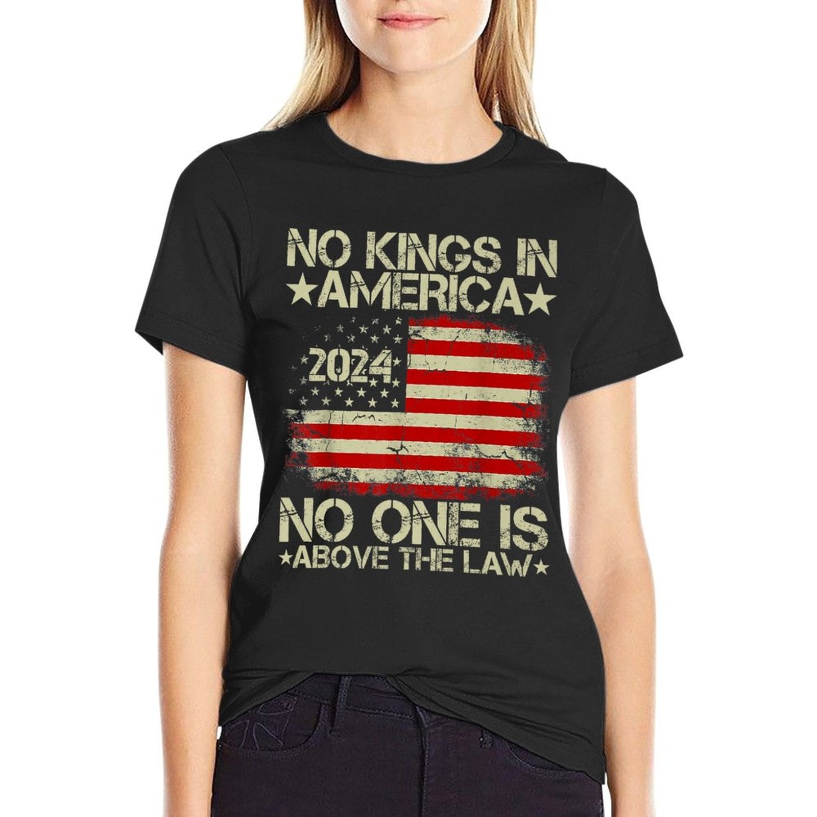 No Kings In America 2024 No One Is Above The Law Premium  Classic T-Shirt