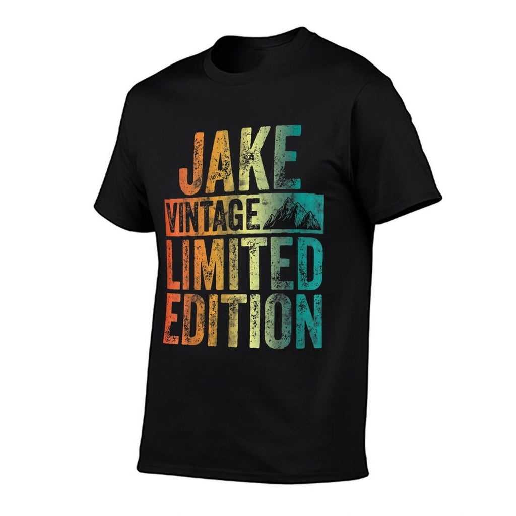 Personalized Name Jake Vintage Limited Edition  Relaxed-fit T-Shirt