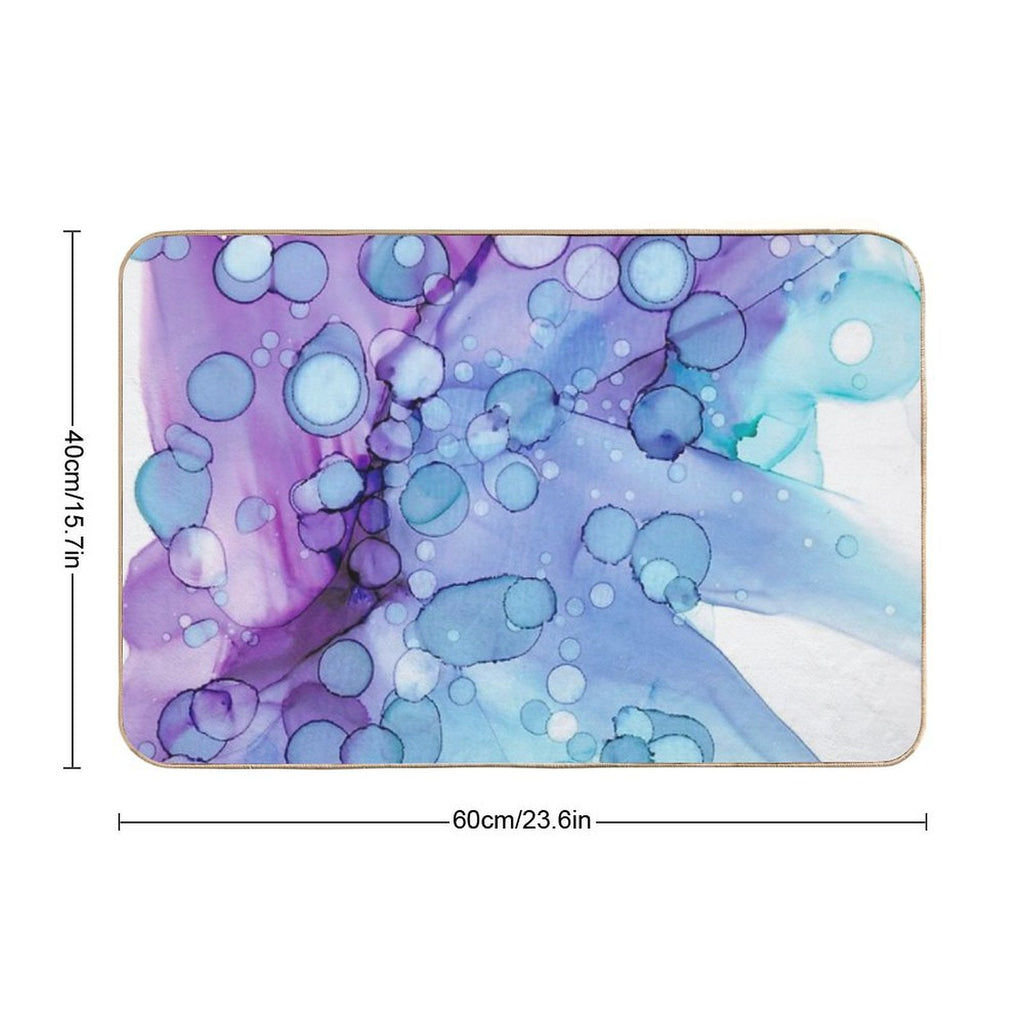 Mermaid Splash  Dirt-Trapping Bath Mat