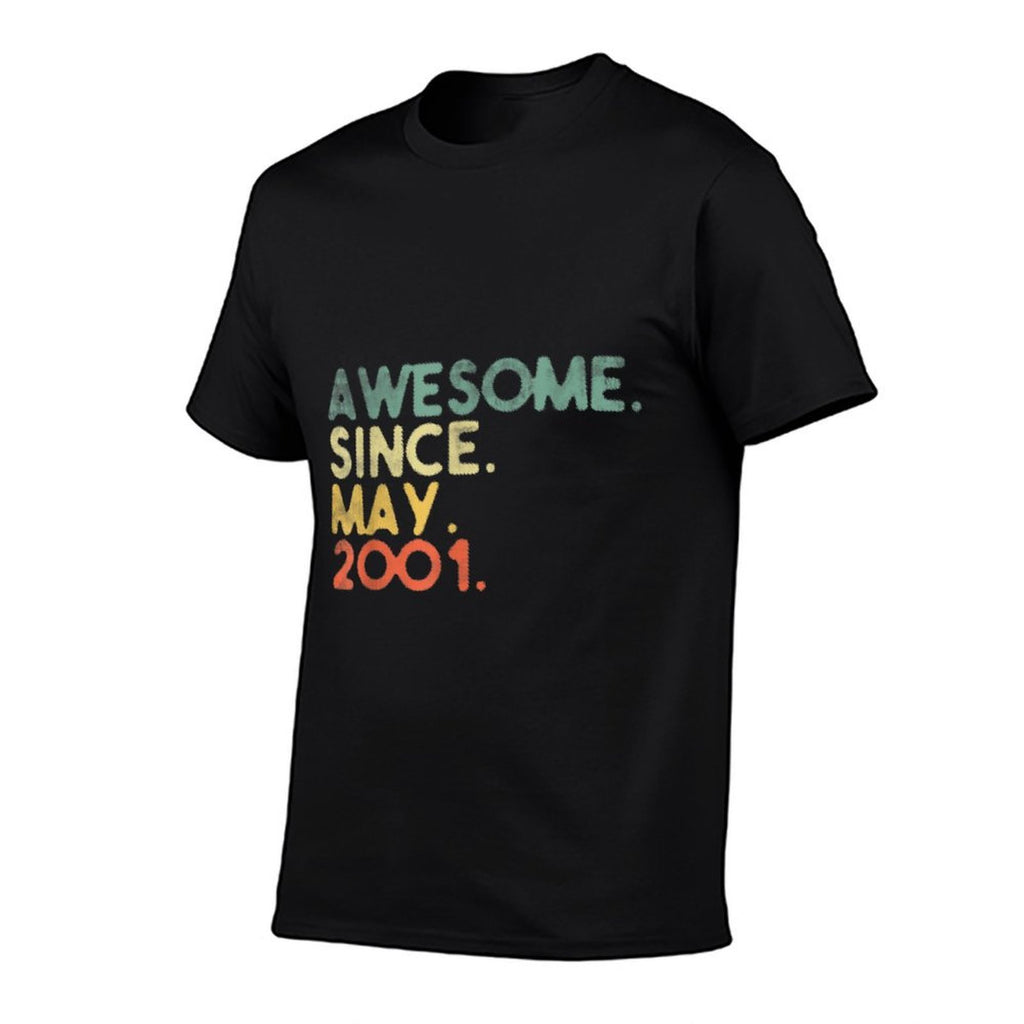 21 Year Old Awesome Since MAY 2001 21st Birthday  Tagless Design T-Shirt