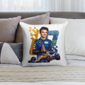 Lando Norris #4 - Racing Design Soft Washable Throw Pillow