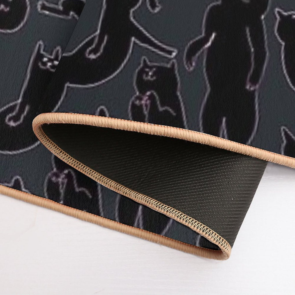 BLACK CATS  Slip-Resistant Bath Mat