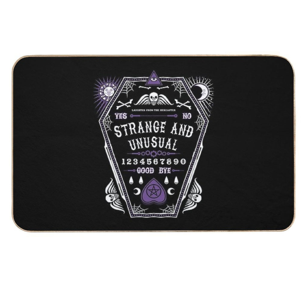 Strange And Unusual - Creepy Cute Goth - Occult  Toxin-Free Bath Mat