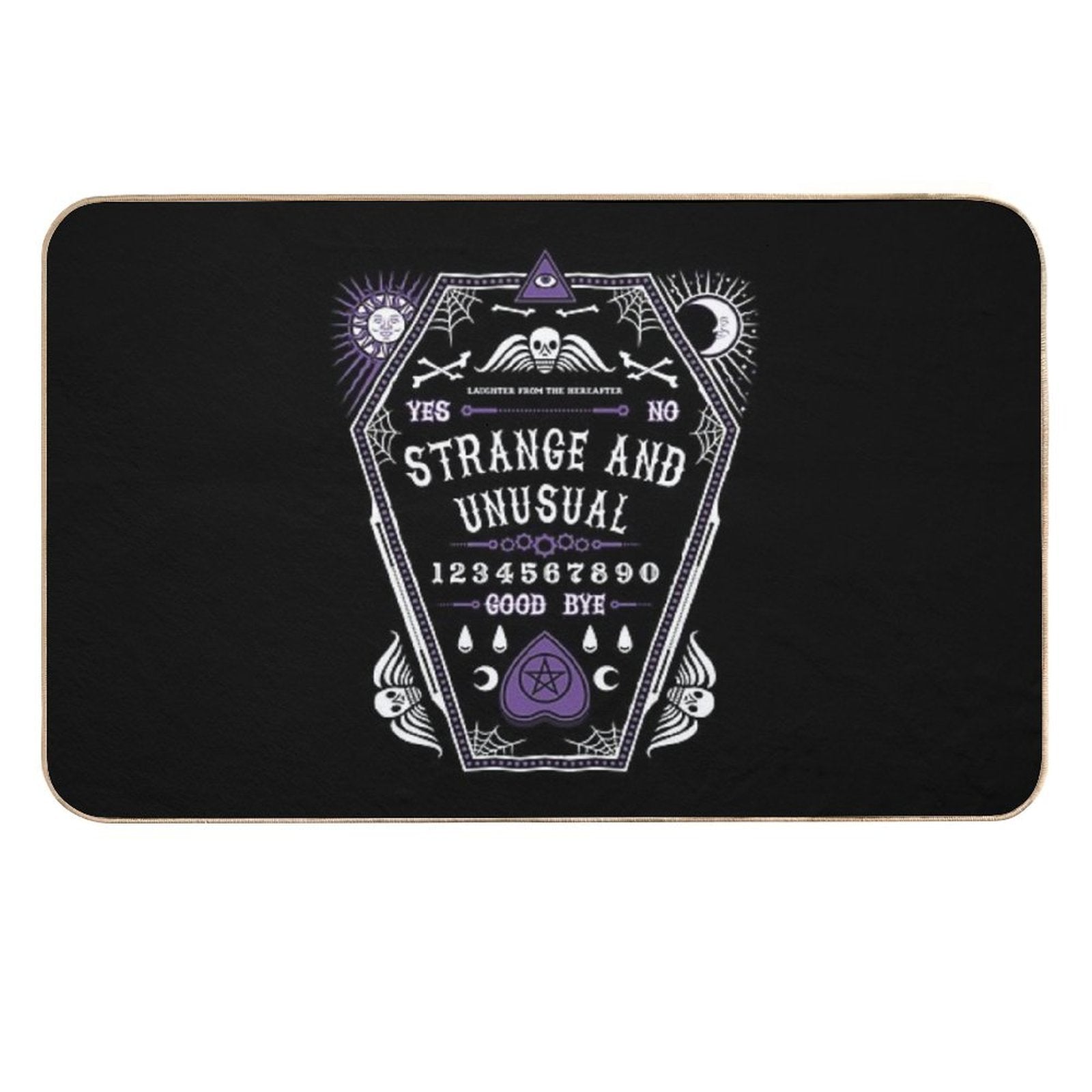 Strange And Unusual - Creepy Cute Goth - Occult  Toxin-Free Bath Mat