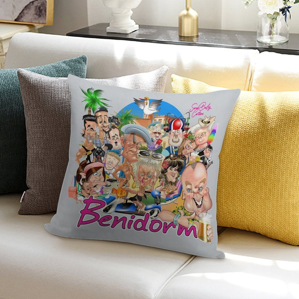 Benidorm! Soft Warmth Comfort Throw Pillow