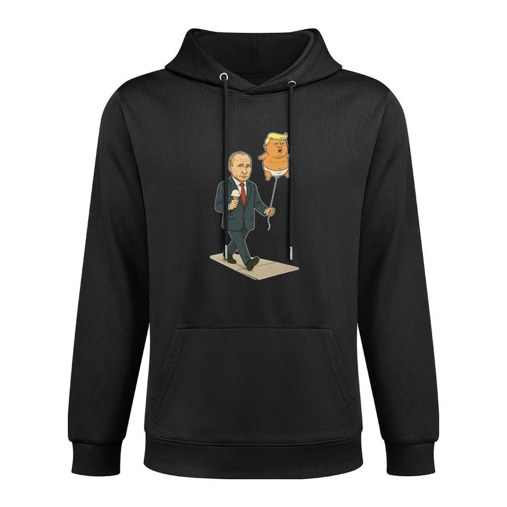 The Stroll – Putin Walks His Trump Balloon Easy Care Hoodie