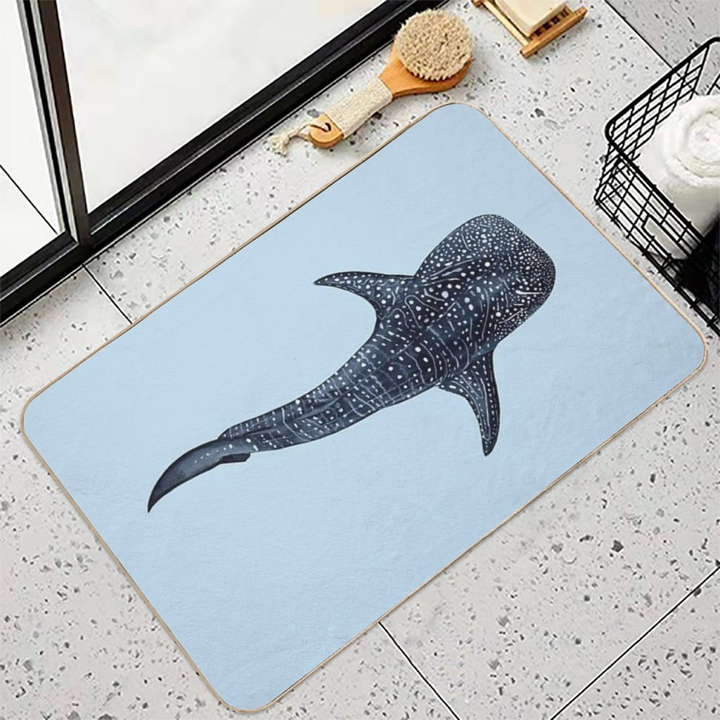 WHALE SHARK II-Rhincodon Typus  Non-Slip Bath Mat