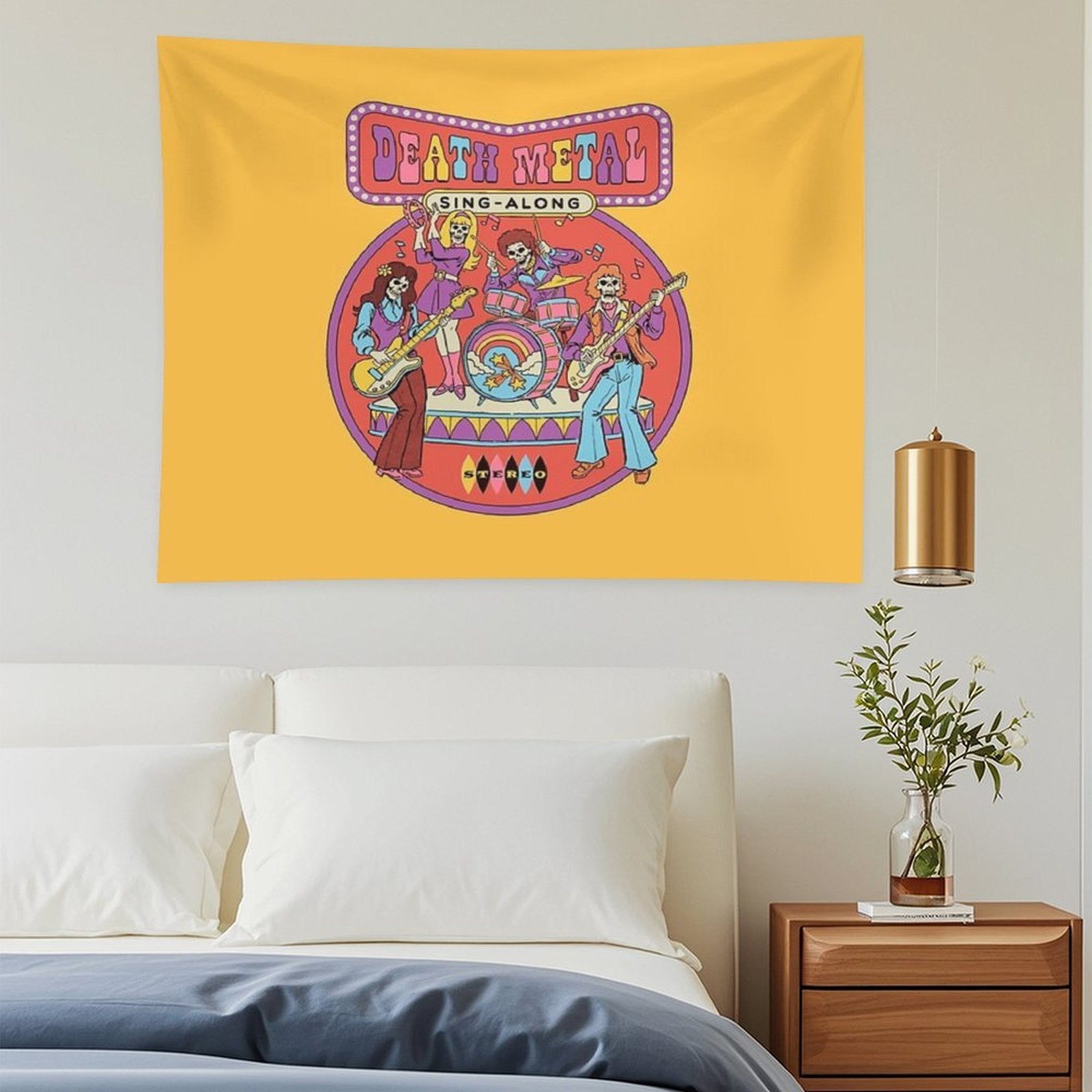 Death Metal Sing-Along Tapestry