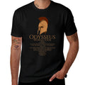 Odysseus World Tour - Ancient Greek Epic Mythlogy  Ribbed Collar T-Shirt