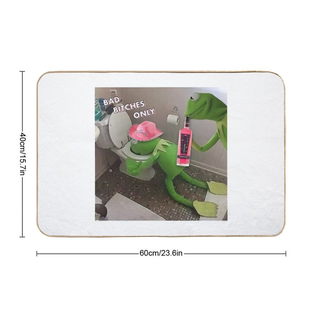 Business Of Bad B  Easy To Clean Bath Mat