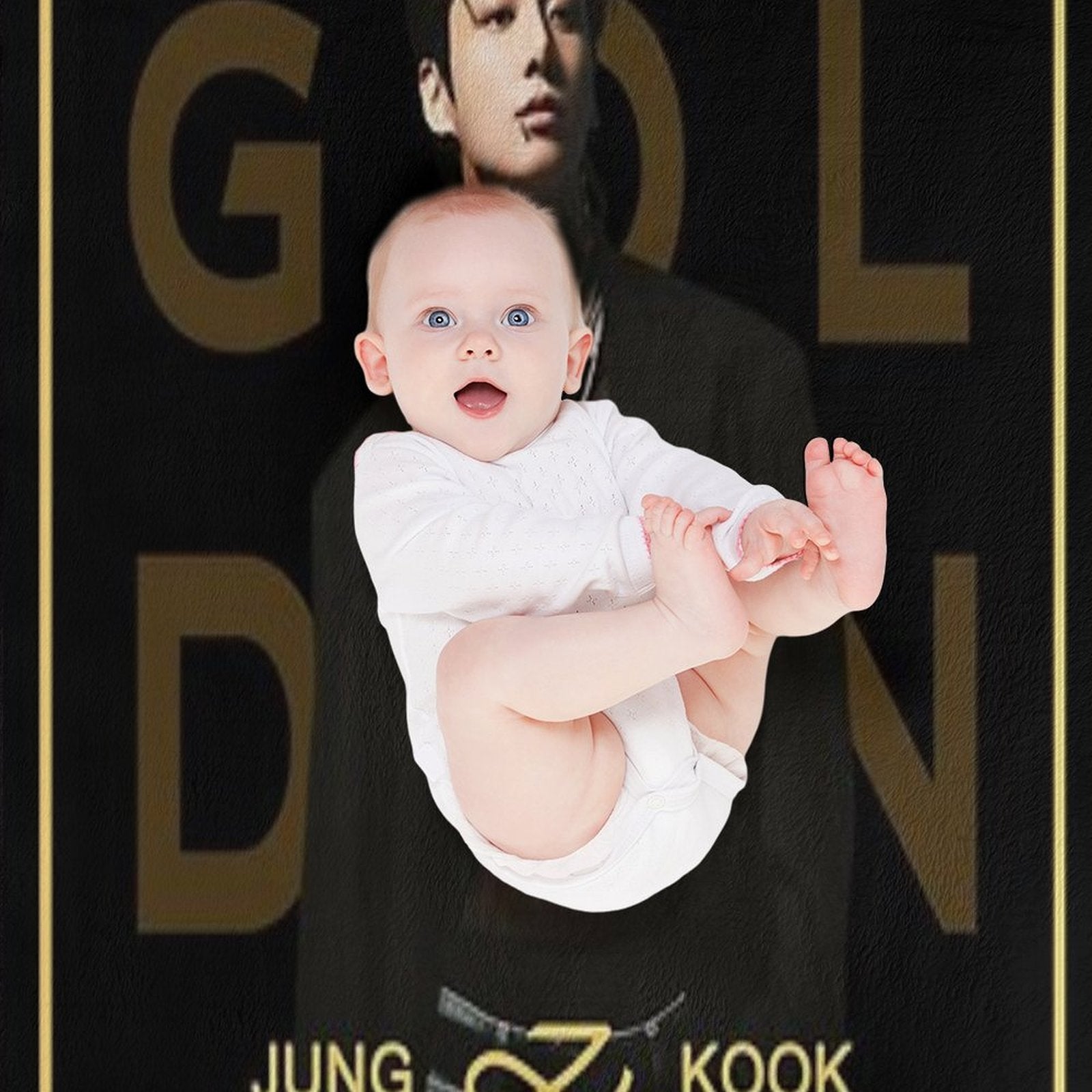 BTS Golden Jungkook Jung Kook Gift-ready Throw Blanket
