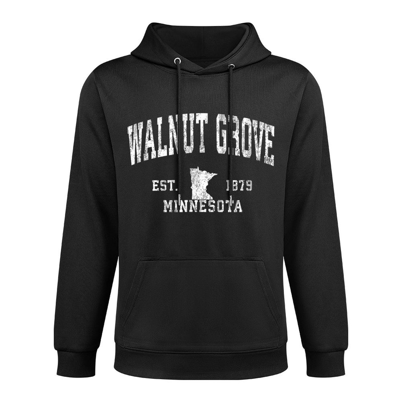 Walnut Grove Minnesota MN Vintage Athletic Sports Design Moisture-Wicking Hoodie
