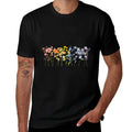 Womens Gay Pride Subtle Wildflowers LGBTQ Month Rainbow Flowers  Oversized Silhouette T-Shirt