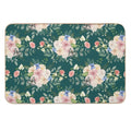 Butterflies,flowers,roses,spring,summer  Easy To Clean Bath Mat