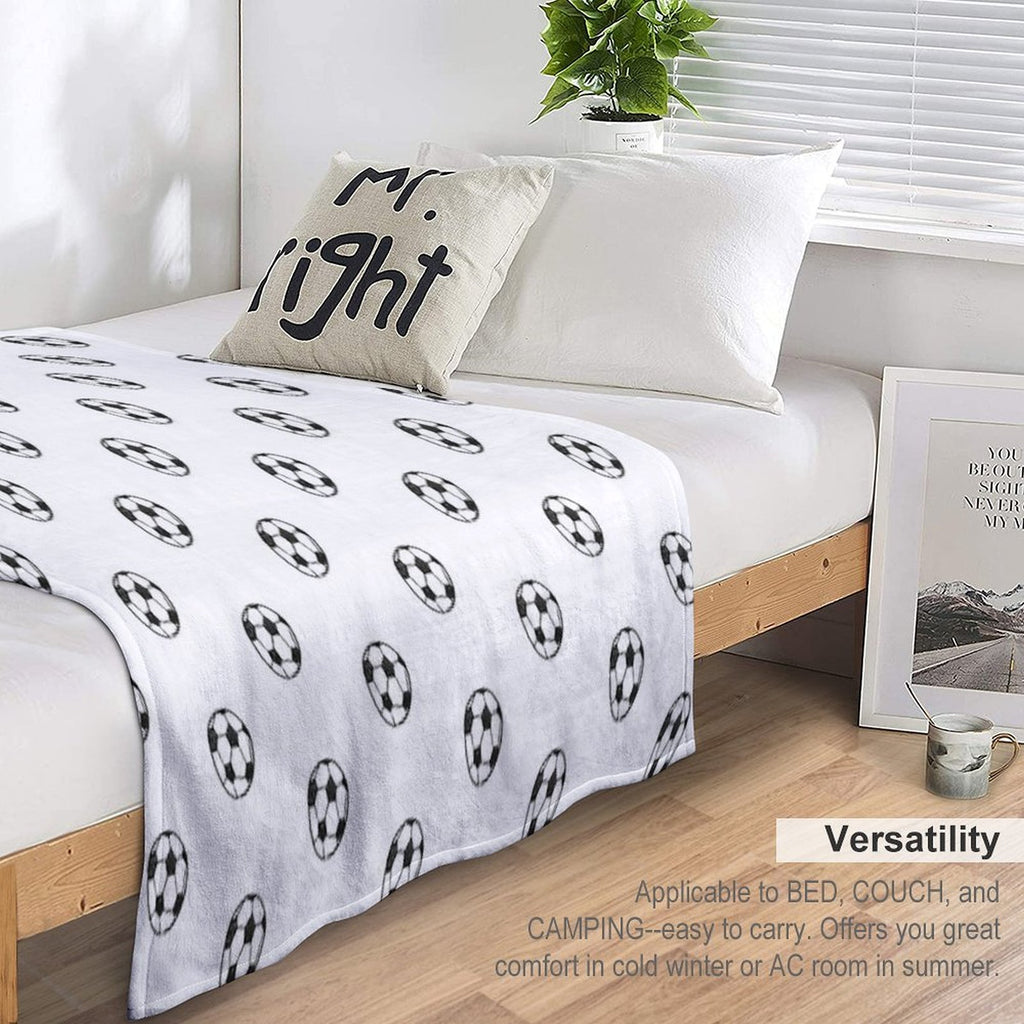 Soccer Ball Gift-ready Throw Blanket