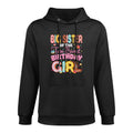 Big Sister Of The Two Sweet Birthday Girl Donut 2Nd Birthday Cotton-Polyester Blend Hoodie