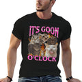 Gooning Oclock Funny Cat Meme Bootleg Graphic for Men Women  Tagless Design T-Shirt