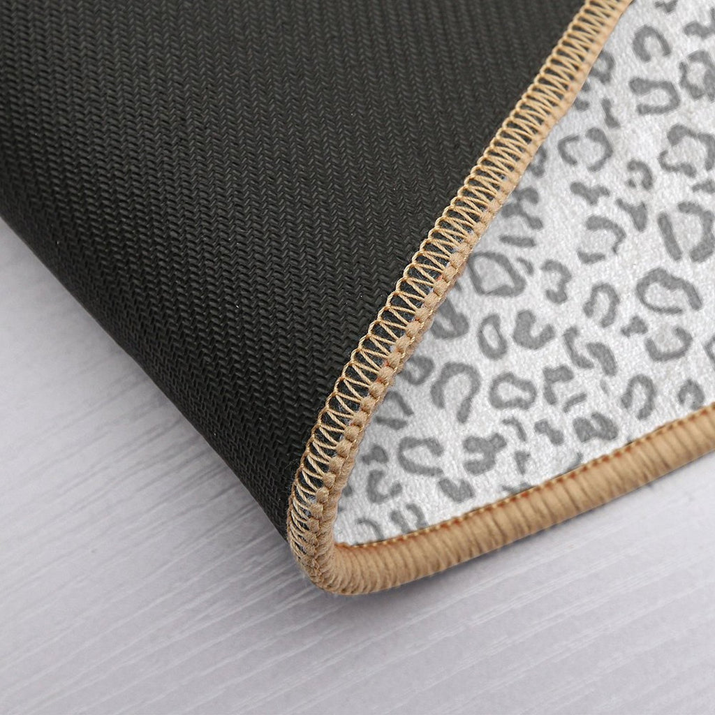 Gray Cheetah Print  Multi-Purpose Bath Mat