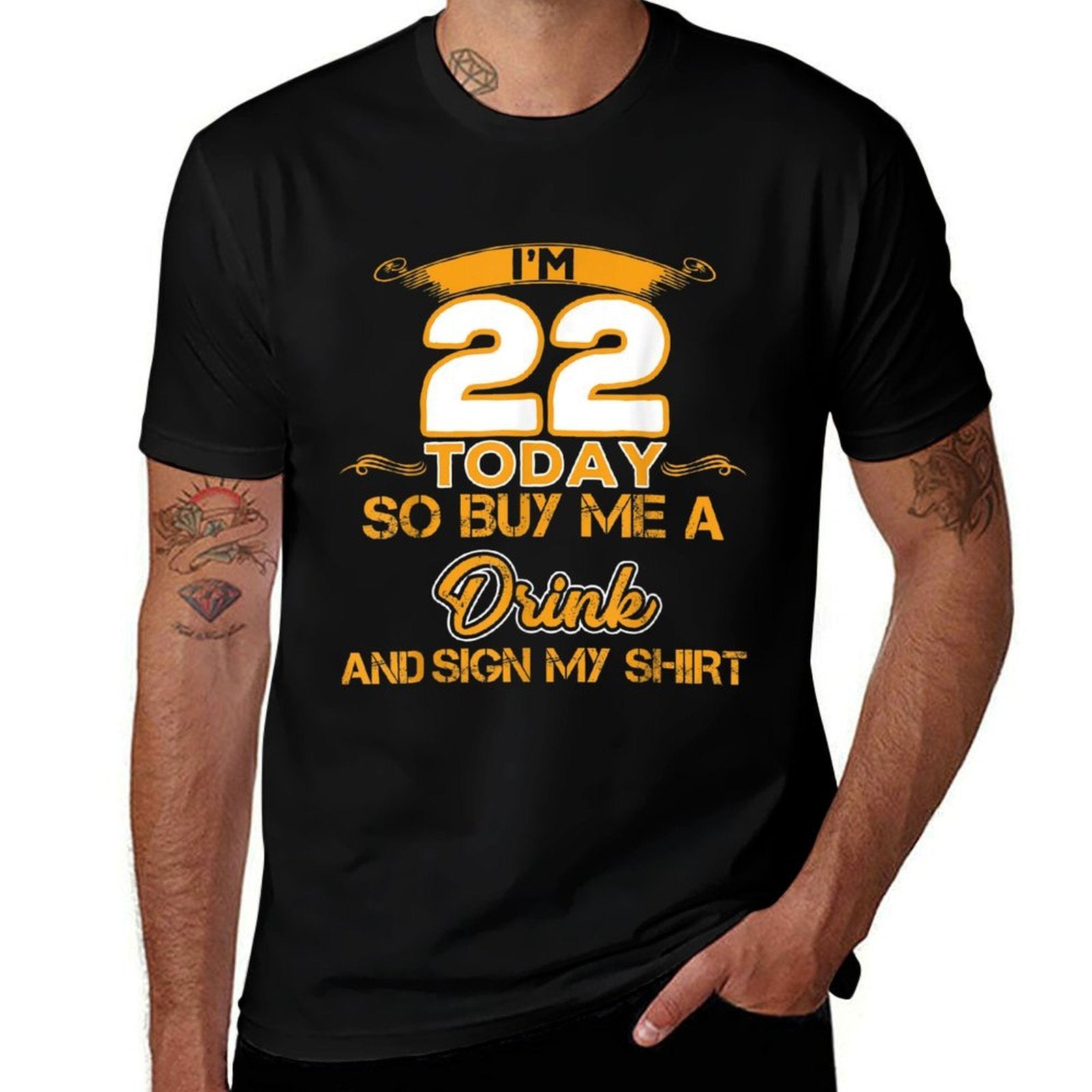 Funny 22nd Birthday I'm 22 Today Gift For All  Quick-drying T-Shirt