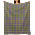 TAYLOR Tartan ✧ Traditional Clan & Family Name Plaid (Ancient Colours) Comfort Throw Blanket