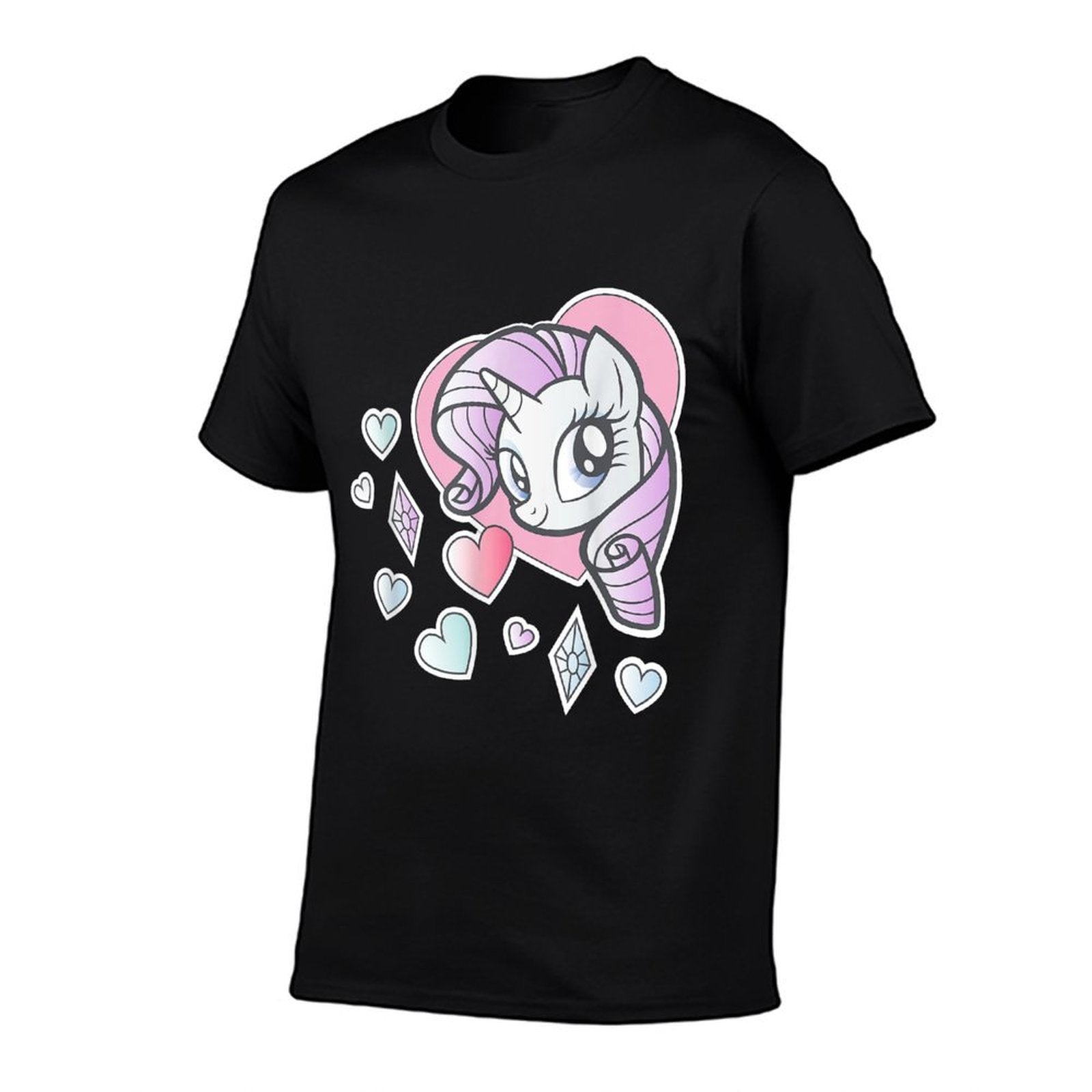 My Little Pony Rarity Heart  Rolled Sleeves T-Shirt