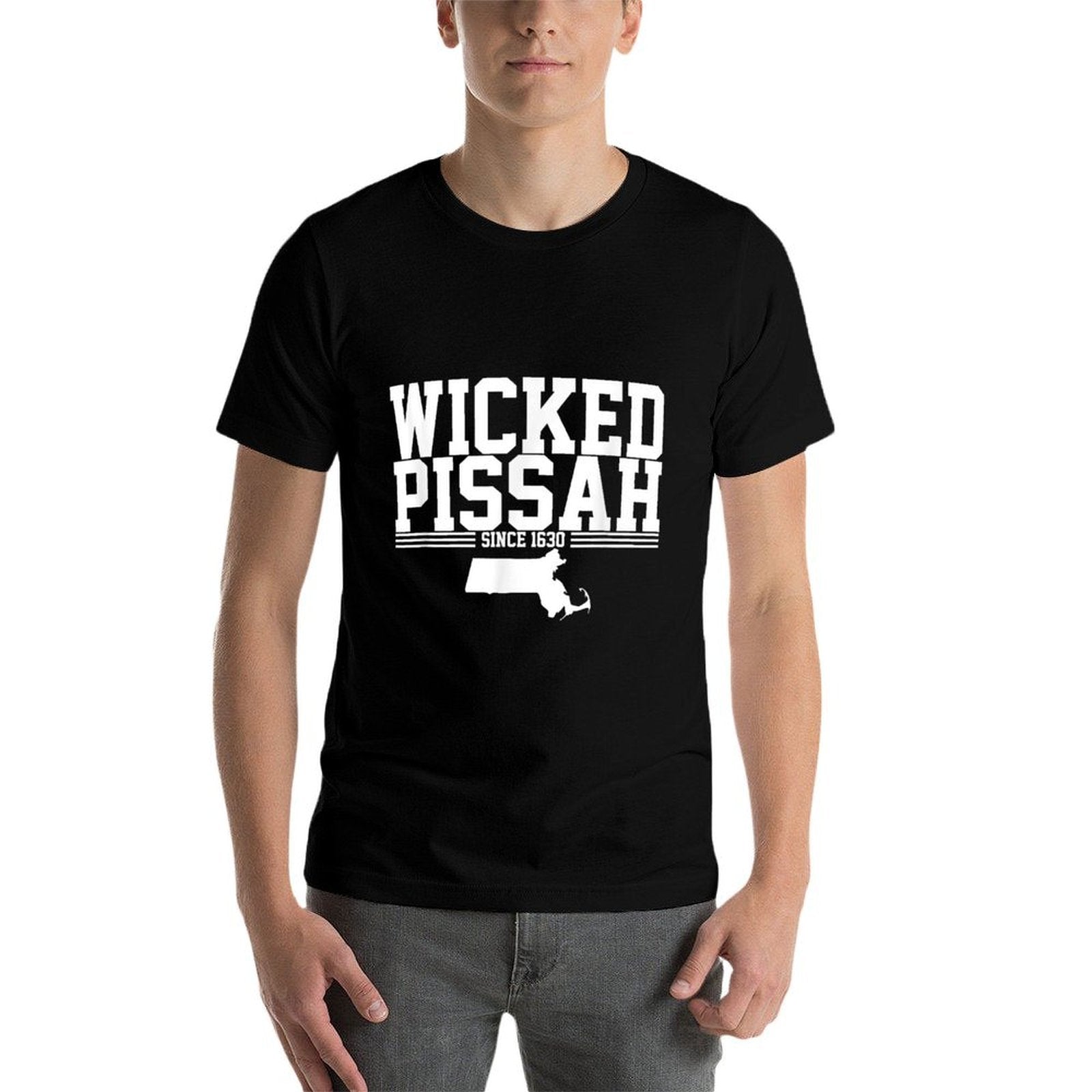 Wicked Pissah Massachusetts Since 1630  Soft T-Shirt