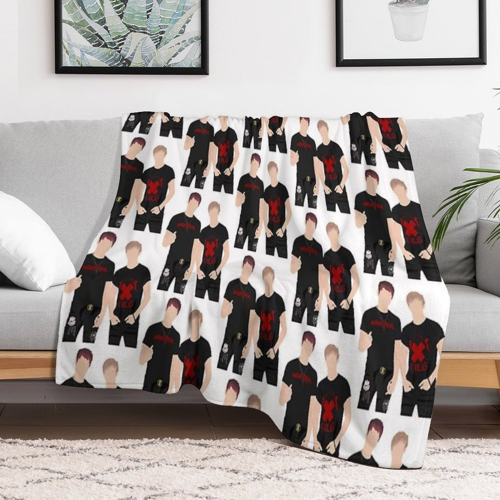 Sam And Colby Compact Throw Blanket
