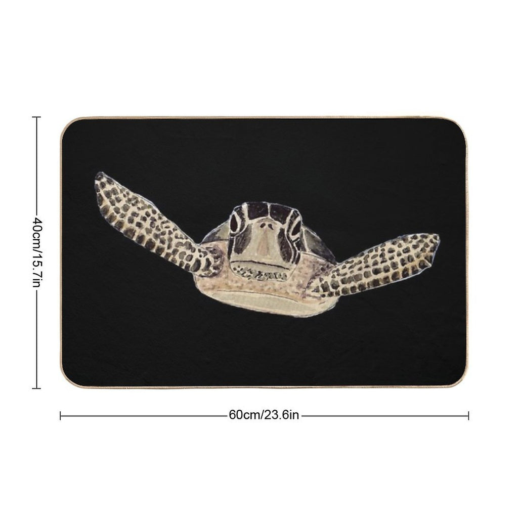 Sea Turtle 2  Rapid-Drying Bath Mat