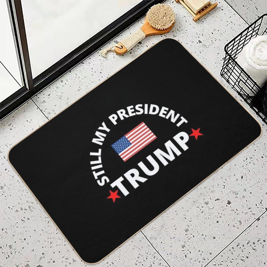 Trump  45  46 Still My  President  Long-Lasting Bath Mat