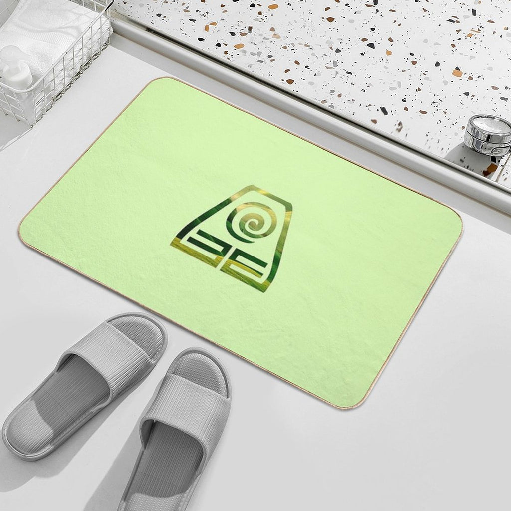 Earthbending Logo (Avatar The Last Airbender) Durable Bath Mat